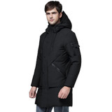 IEMUH Fashion Winter Outwear Down Jacket Men Windproof Waterproof Grey Duck Down Coat Parka Male Long Plus Size Thick Warm Coat