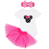 iEFiEL Newborn 1 Year Birthday Dress for 1st First Baby Kid Girl Birthday Clothing Infant Princess Baby Girl Party Tutu Dress