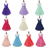 iEFiEL Kids Flower Girl Dress Vestido Wedding Princess Bridesmaid Party Vestido Pageant Ball Gown Floral Dress For Formal Party