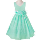 iEFiEL Kids Flower Girl Dress Vestido Wedding Princess Bridesmaid Party Vestido Pageant Ball Gown Floral Dress For Formal Party