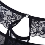 iEFiEL Fashion Sexy Men Lingerie Jockstraps Lace Mesh Briefs Bikini Underwear Underpants with Penis Hole for Men Wetlook Panties