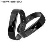 ID115 Smart Bracelet Fitness Tracker Step Counter Activity Monitor Band Alarm Clock Vibration Wristband For Iphone Android Phone