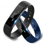 ID115 Smart Bracelet Fitness Tracker Step Counter Activity Monitor Band Alarm Clock Vibration Wristband For Iphone Android Phone