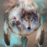 Icon Diamond Embroidery Wolf Mosaic Crystal 5D Cross Stitch Full Square Drill Diamond Painting DIY Sticker Decor Paintings zx