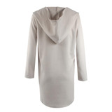 Fashion Winter Women Hoodie Pocket Solid Color Coat Long Sleeve Outwear