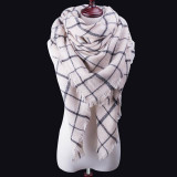 Fashion Winter Scarf For Women blanket Scarf Women Plaid Cashmere Scarves Warm Brand Shawls bandana Drop Shipping