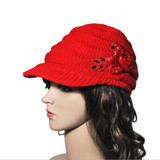 Fashion Winter Tide Hat Glitter Appliqué Knit Wool Hat Warm Hat