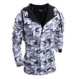 Fashion Winter Jacket Men Warm Outerwear Military Camouflage Hooded Coat Men Thickening Cotton-padded Jackets AQ903509