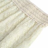 Fashion White Long Skirts Women High Waist Hollow Out Maxi Skirt Femme falda Casual Ladies Elastic Waist Lace Party Skirts 2017