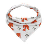 Fashion Waterproof Bibs Baby Triangle Cotton Baberos Double Layers Cartoon Animal Print Baby Kids Bandana Bibs Dribble Dibsnz17