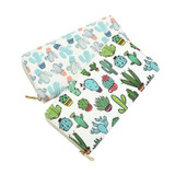 Fashion Wallets Women Cute Pattern Cactus Prints Phone Bag Purses Ladies Zipper Coins Purses Female Carteras Feminina Clutches