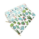 Fashion Wallets Women Cute Pattern Cactus Prints Phone Bag Purses Ladies Zipper Coins Purses Female Carteras Feminina Clutches