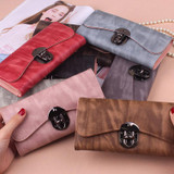 Fashion Wallet For Ladies Women Wallets Matte Leather Casual Women Wallet Elegant Female Purses Ladies Wallets Leather C2273/l