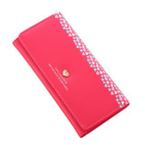Fashion Wallet Women Love Heart Pattern Coin Purse PU Leather Long Wallet Card Holders Zipper Pocket Handbag Femme Portefeuille