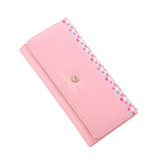 Fashion Wallet Women Love Heart Pattern Coin Purse PU Leather Long Wallet Card Holders Zipper Pocket Handbag Femme Portefeuille