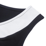 Fashion Vestidos 2017 Summer Style Women Casual Black White Stripe Dress Short Sleeve O Neck Mini Dress Plus Size
