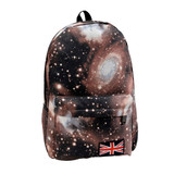 Fashion Unisex Stars Universe Space Printing Backpack School Book Backpacks British-flag Shoulder Bag WML2017