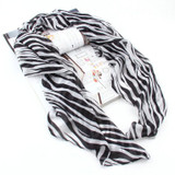 Fashion Trendy Long Zebra Printed Chiffon Scarf Women Girls shawl Soft Smooth Hot