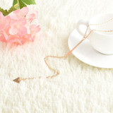 Fashion Trangle Pendant Long Chain Necklace Gold Color Pick Chain Choker Necklace Women Jewelry Free Shipping