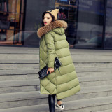 Quintina 2016 New Fashion Women Down Coat Slim Winter Coat Women's Long Coat Womens Down Jackets Parka