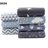 Quilting Cotton Fabric Gray Series Fat Quarter Bundles Fabric For Tela Patchwork Tissue Kids Bedding 7pcs 40X50CM O2-7-4