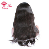Queen Hair Lace Front Human Hair Wigs For Black Women Pre Plucked 130% Density Brazilian Hair Natural Straight Wig Remy Glueless