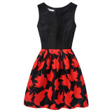 Quality Fashion Dress Print Vintage White Casual Ropa Vestidos De Festa Female Autumn Clothing Women Office Ladies Party Dresses