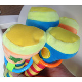 Quality deer plush toys bed baby mobile hanging baby rattles toy giraffe with bell ring infant teether Toys gift