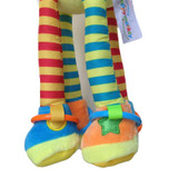 Quality deer plush toys bed baby mobile hanging baby rattles toy giraffe with bell ring infant teether Toys gift