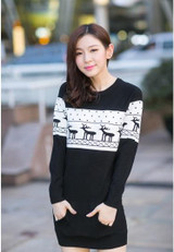 Quality christmas sweater for men and women couples matching christmas sweaters for lovers couple Christmas Deer sweaters