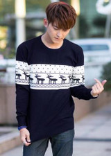 Quality christmas sweater for men and women couples matching christmas sweaters for lovers couple Christmas Deer sweaters