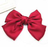 Quality Big Large Beautiful Girls' Silk Bow Barrette Hair Clips Women Hair Accessories Quality Big Large Beautiful Girls' Silk Bow Barrette Hair Clips Women Hair Accessories