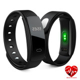 QS80 Heart Rate Monitor Smart Band Blood Pressure Monitor IP67 Smart Wristband Fitness Tracker Smart Bracelet For IOS Android
