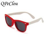 QPeClou Cute Children TR Polarized Sunglasses Kids Sun Glass Baby Boys Girls Glasses TAC Lunettes Gafas Child Oculos UV Protect