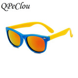 QPeClou Cute Children TR Polarized Sunglasses Kids Sun Glass Baby Boys Girls Glasses TAC Lunettes Gafas Child Oculos UV Protect