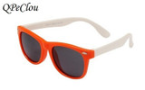 QPeClou Cute Children TR Polarized Sunglasses Kids Sun Glass Baby Boys Girls Glasses TAC Lunettes Gafas Child Oculos UV Protect