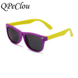 QPeClou Cute Children TR Polarized Sunglasses Kids Sun Glass Baby Boys Girls Glasses TAC Lunettes Gafas Child Oculos UV Protect
