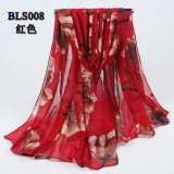 High quality Elegant Fashion Women Long Print Cotton Polyester veil Scarf Wrap Ladies Shawl Large Scarves 2017 Hot 007