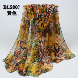 High quality Elegant Fashion Women Long Print Cotton Polyester veil Scarf Wrap Ladies Shawl Large Scarves 2017 Hot 007