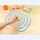 High quality Cutting board Portable Plastic Chopping Block Non-slip Frosted Antibacteria Vegetable Meat tabla de cortar cocina