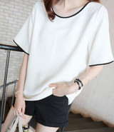 High Quality Cotton Women T shirt Solid Color Half Sleeve Women Tops and Tees Loose Style Woman Tshirt Top Camisetas Feminina
