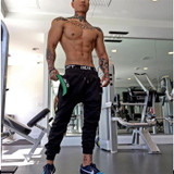 High Quality casual Long pants men Cotton Men's Sporting workout fitness Hip Hop Pants Fashion sweatpants jogger skinny trousers