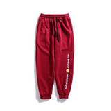 High Quality Casual Pencil Pants Men 2017 New Fashion Letters Printing 100% Cotton Joggers Trousers Hip Hop Sweatpants For Men