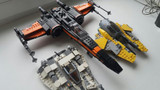 High Quality building bricks 05004 Star Plan Wars First Order Poe's X Fighter Wing Building Blocks Toys Compatible 75149 75102