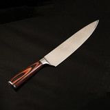 High quality 8"inch Utility Chef Knives Imitation Damascus steel kitchen Knives Sharp Cleaver Slicing Knives Gift Knife