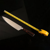 High quality 8"inch Utility Chef Knives Imitation Damascus steel kitchen Knives Sharp Cleaver Slicing Knives Gift Knife