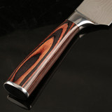 High quality 8"inch Utility Chef Knives Imitation Damascus steel kitchen Knives Sharp Cleaver Slicing Knives Gift Knife