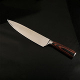 High quality 8"inch Utility Chef Knives Imitation Damascus steel kitchen Knives Sharp Cleaver Slicing Knives Gift Knife