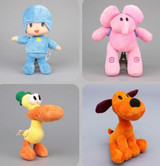 High Quality 4 Styles Pocoyo Elly &amp; Pato &amp; POCOYO &amp; Loula Stuffed Plush Toys Brinquedos Children Soft Toys
