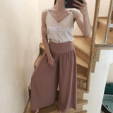 Bohoartist Women Pants 2017 Long Loose Solid Wide Legs Khaki Oversize Vintage Bohemia Causal Summer Fashion Female Wild Trousers